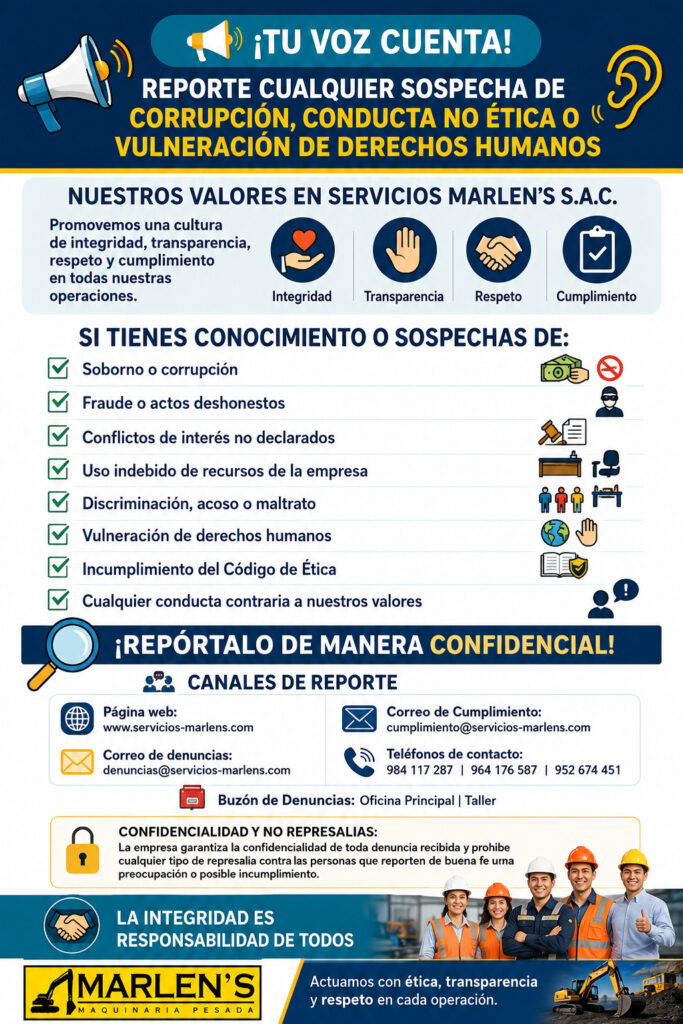 reporte alertas etica vulneracion de derechos humanos